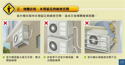 室外機維修空間|【圖表】你的冷氣可能會被拒絕維修？兩張圖了解室外。